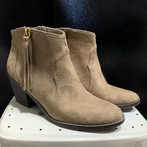 Suede Western Bootie